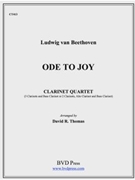 Ode To Joy by Beethoven Ludwig van - Thomas David - for Clarinet Quartet