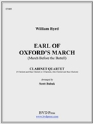 Earle Of Oxford's March by Byrd William - Bubak Scott - for Clarinet Quartet