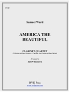 America The Beautiful by Ward - Villanueva J - for Clarinet Quartet