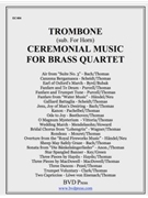 Ceremonial Music For Brass Quartet by Various - Thomas David - for Trombone