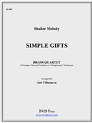 Simple Gifts by Traditional - Villanueva - for Brass Quartet