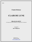Clair de Lune by Debussy Claude - Villanueva - for Brass Quartet