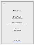 Finale From Symphony For Brass by Ewald Victor - Villanueva J - for Brass Quartet