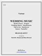Wedding Music For Brass Quartet by Various - Thomas David - for Brass Quartet