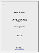 Ave Maria by Schubert Franz - Gale Jack - for Brass Quintet
