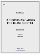 12 Christmas Carols For Brass Quintet by Various - Gale Jack - for Trom