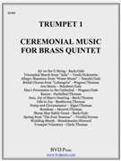 Ceremonial Music For Brass Quintet by Various - Gale and Thomas - for Trumpet 1