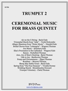 Ceremonial Music For Brass Quintet by Various - Gale and Thomas - for Trumpet 2