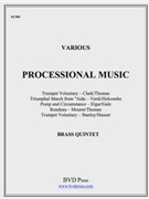 Processional Music by Various - Gale Holcombe and Thomas - for Brass Quintet