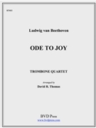 Ode To Joy by Beethoven Ludwig van - Thomas David - for Trombone Quartet