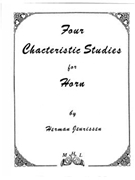 Four Charactristic Studies by Jeurissen Herman for Horn Solo
