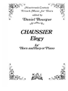Elegy by Chaussier Henri - Bourgue Daniel - for Horn Solo