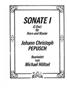 Sonate in C Major by Pepusch Johann Christoph - Holtzel Michael - for Horn Solo