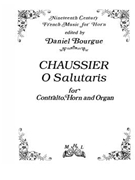 O Salutaris by Chaussier Henri - Bourgue Daniel - for Mixed Ens.
