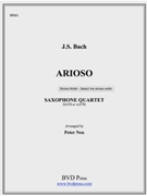 Arioso From cantata #156 by Bach Johann Sebastian - Neu Peter - for Saxophone Quartet