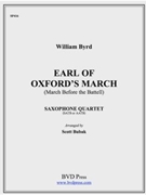 Earle Of Oxford's March by Byrd William - Bubak Scott - for Saxophone Quartet