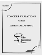 Concert Variations by Bach Jan for EuphoniumSolo