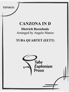 Canzona in d by Buxtehude Dietrich - Manzo Angelo - for Tuba / Euphonium Quartet