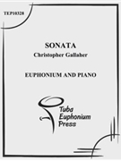 Sonata by Gallaher Christophe for EuphoniumSolo