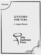 22 Etudes by Huston August for Euphonium Method