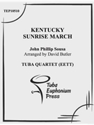 Kentucky Sunrise March by King Karl L - Butler David - for Tuba / Euphonium Quartet