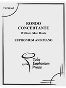 Rondo Concertante by Davis William Mac for EuphoniumSolo