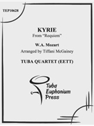 Kyrie from Requiem by Mozart Wolfgang Amadeus - McGainey Tiffani - for Tuba / Euphonium Quartet