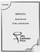 Sonata by Powell David for Tuba Solo