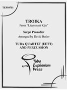 Troika by Prokofiev Sergei - Butler David - for Tuba / Euphonium Quartet