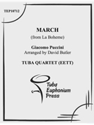 March by Puccini Giacomo - Butler David - for Tuba / Euphonium Quartet