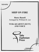 Ship on Fire by Russell Henry - Lee William - for Mixed Ens.