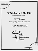 Sonata in F Major by Telemann Georg Philipp - Drobnak Kenneth - for Tuba Solo