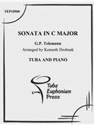 Sonata in C Major by Telemann Georg Philipp - Drobnak Kenneth - for Tuba Solo