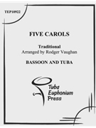 Five Carols by Traditional - Vaughan Rodger - for Mixed Ens.