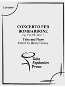 Concerto per Bombardone by Ponchielli Amilcare - Howey Henry - for Tuba Solo