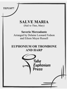 Salve Maria by Mercadante Saverio - Fedson and Russel - for EuphoniumSolo