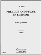 Prelude and Fugue in d minor by Bach Johann Sebastian - Bell Ken - for Horn Quartet