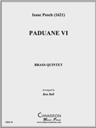Paduane VI by Posch Isaac - Bell Ken - for Brass Quintet