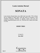 Sonata á tres Opus 3 by Dornel Louis-Antoine - Bell Ken - for Horn Trio