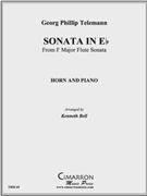 Sonata in Eb by Telemann Georg Philipp - Bell Ken - for Horn Solo