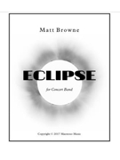 Eclipse (score only) by Browne Matthew for