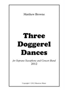 Three Doggerel Dances by Browne Matthew for