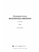 Bicentennial Variations by Lowry Christopher for