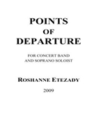 points of departure score only by Etezady Roshanne for