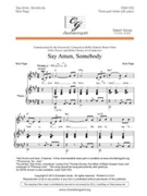 Say Amen Somebody by Page Nick for SSA