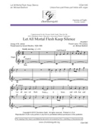 Let All Mortal Flesh Keep Silence by - Bedford Michael - for 3Pt/2-part /Un