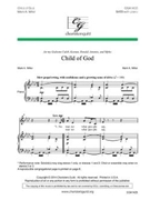 Child of God by Miller Mark A for Unison/2-Part and Piano