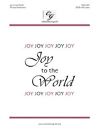 Joy to the World by Keesecker Thomas Isaac Watts for SATB and Piano