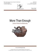 More Than Enough by Bailey and Mayo for Unison and Piano