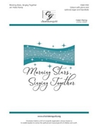 Morning Stars Singing Together by WEISSE FLAGGEN - Kemp Helen - Albert F Bayly for Unison and Piano